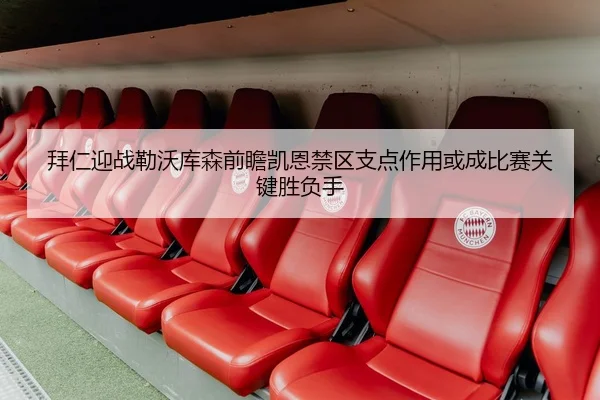 拜仁迎战勒沃库森前瞻凯恩禁区支点作用或成比赛关键胜负手